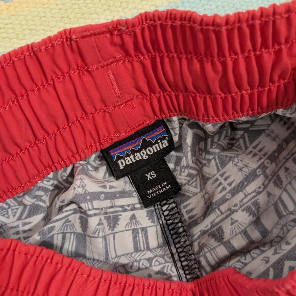 ⭐ Girls Patagonia Costa Rica Baggies Shorts Size XS 5/6 - Picture 4 of 8